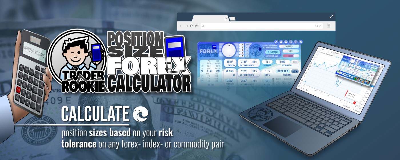 Trader Rookie Forex Position Size Calculator marquee promo image