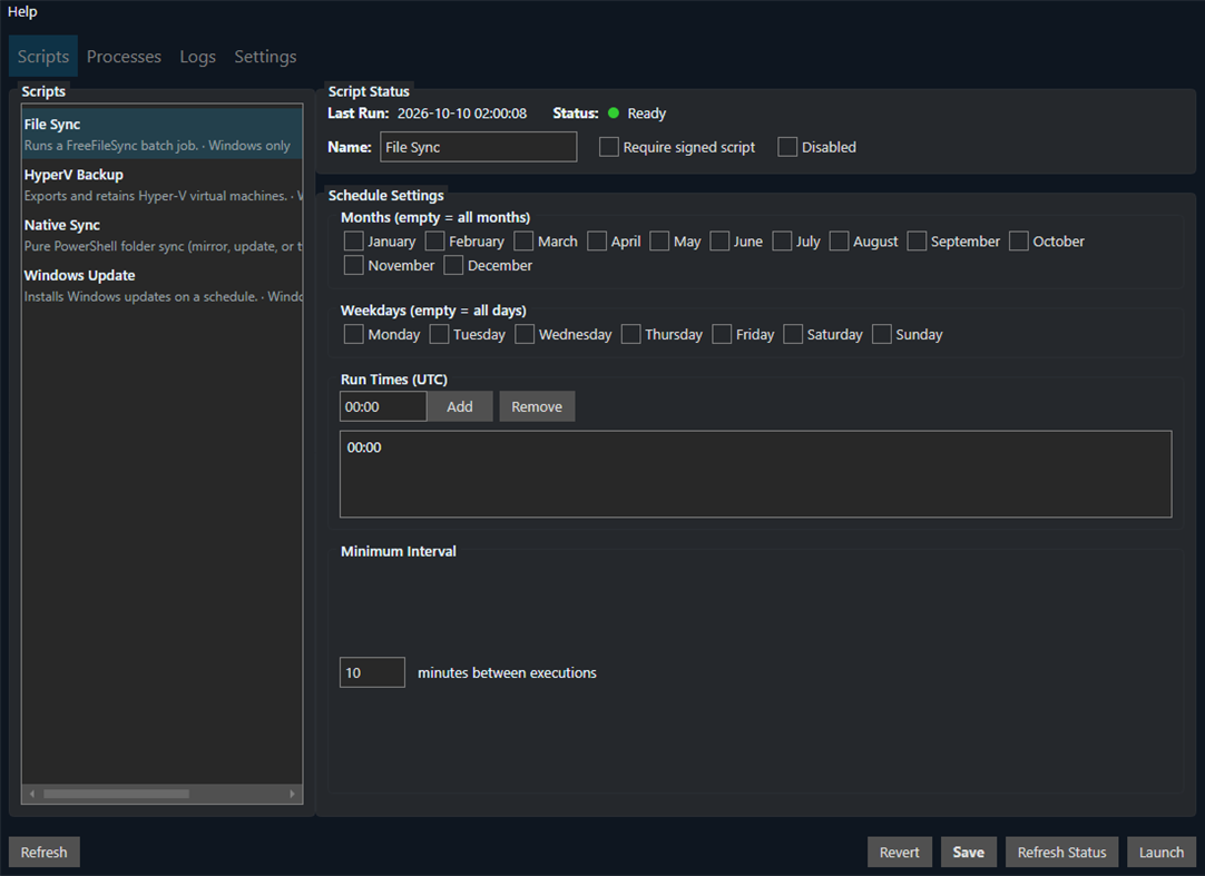 #1. UScheduler (Windows) Przez: MaksIT