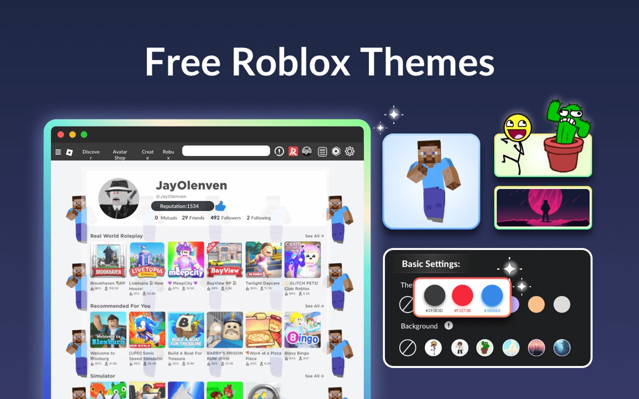 Hãy truy cập vào RoKit để tìm kiếm mã giảm giá Roblox và sử dụng chúng để mua các mặt hàng trong trò chơi của bạn với giá rẻ hơn. Với trình duyệt web và công cụ tìm kiếm tiện lợi của chúng tôi, các mã giảm giá mới luôn được cập nhật mỗi ngày.