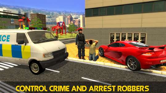 Police Mini Bus Crime Pursuit 3D - Chase Criminals screenshot 3