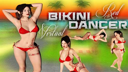Virtual Red Bikini Beach Dancer [HD+] screenshot 1