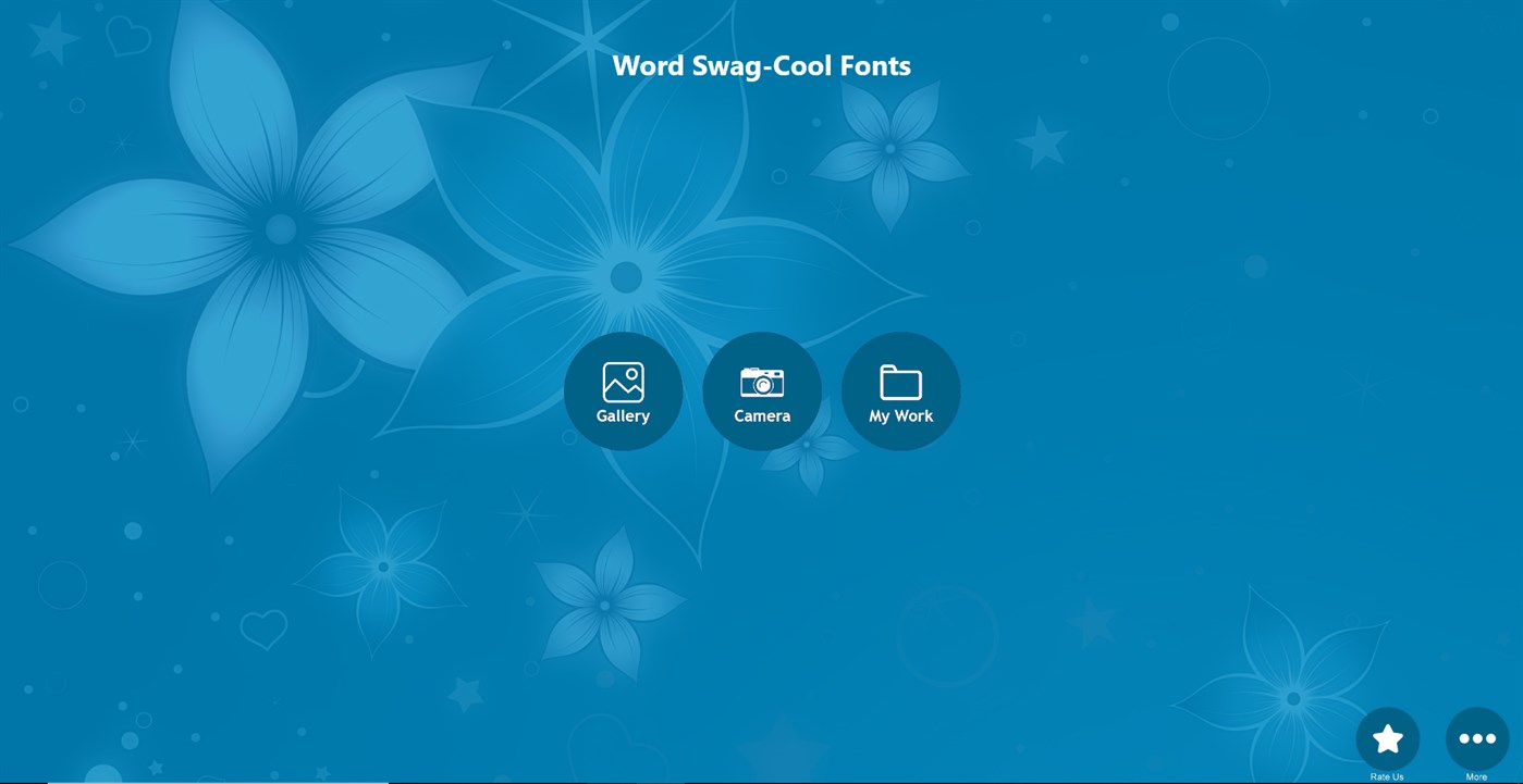 #7. Word Swag-Cool Fonts (Windows) โดย: GalaxyApps