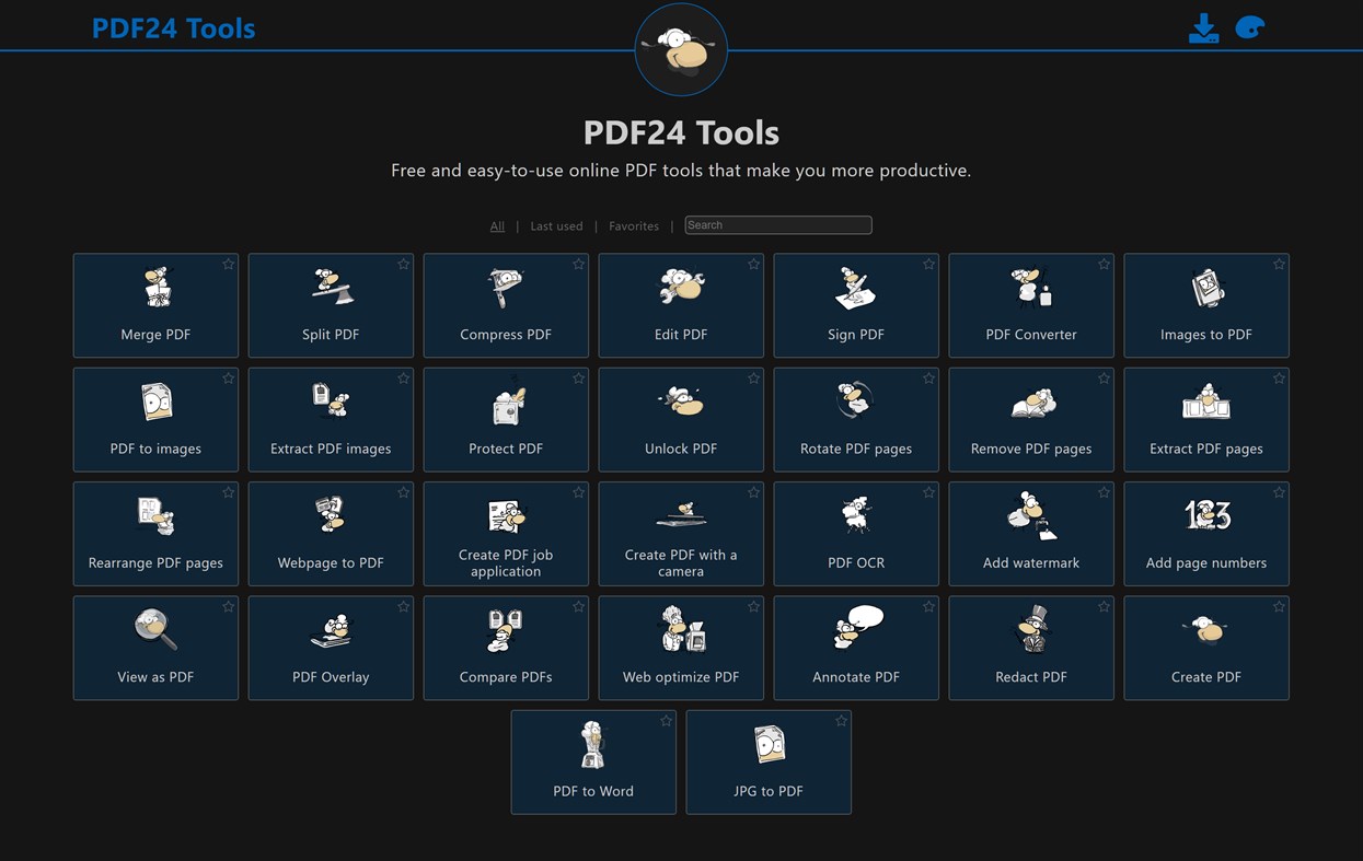 #1. PDF24 Online Tools (Windows) 由: PDF24