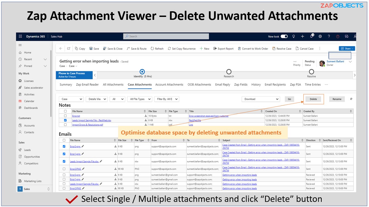 Snapshot 4 of Zap Attachment Viewer - with drag-and-drop