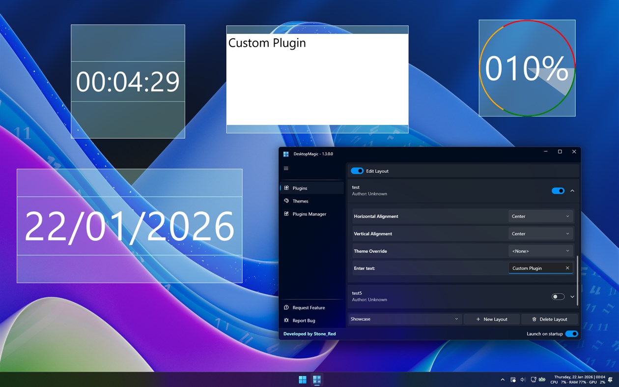 #2. DesktopMagic (Windows) De: Stone_Red