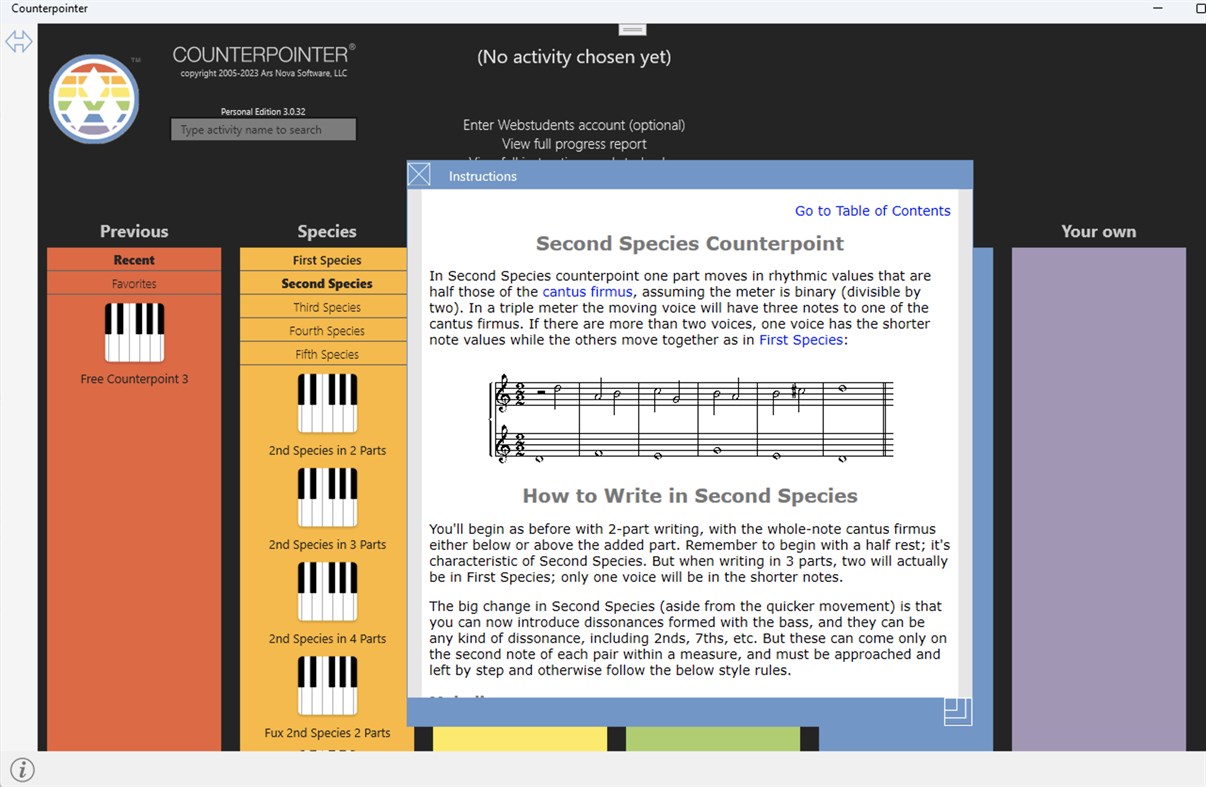 #3. Counterpointer (Windows) De: Ars Nova Software