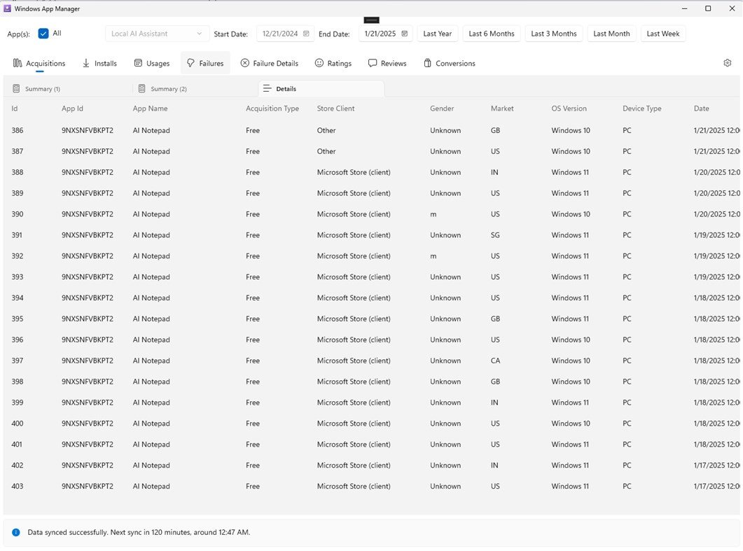 #3. Windows App Manager (Windows) By: Software Tailor (HK) Limited