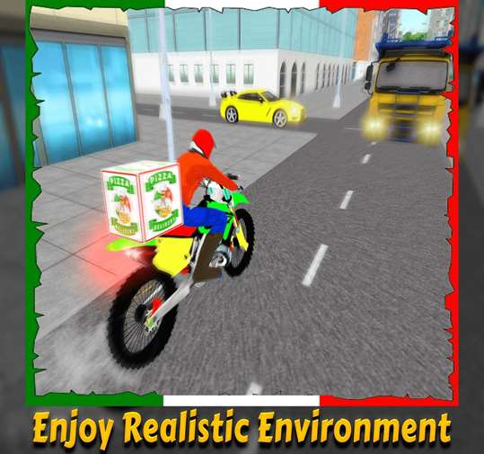 Pizza Moto Bike Delivery 3D screenshot 5
