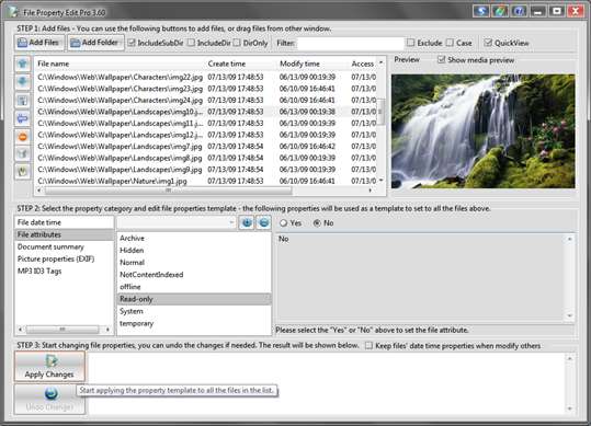 File Property Edit screenshot 2