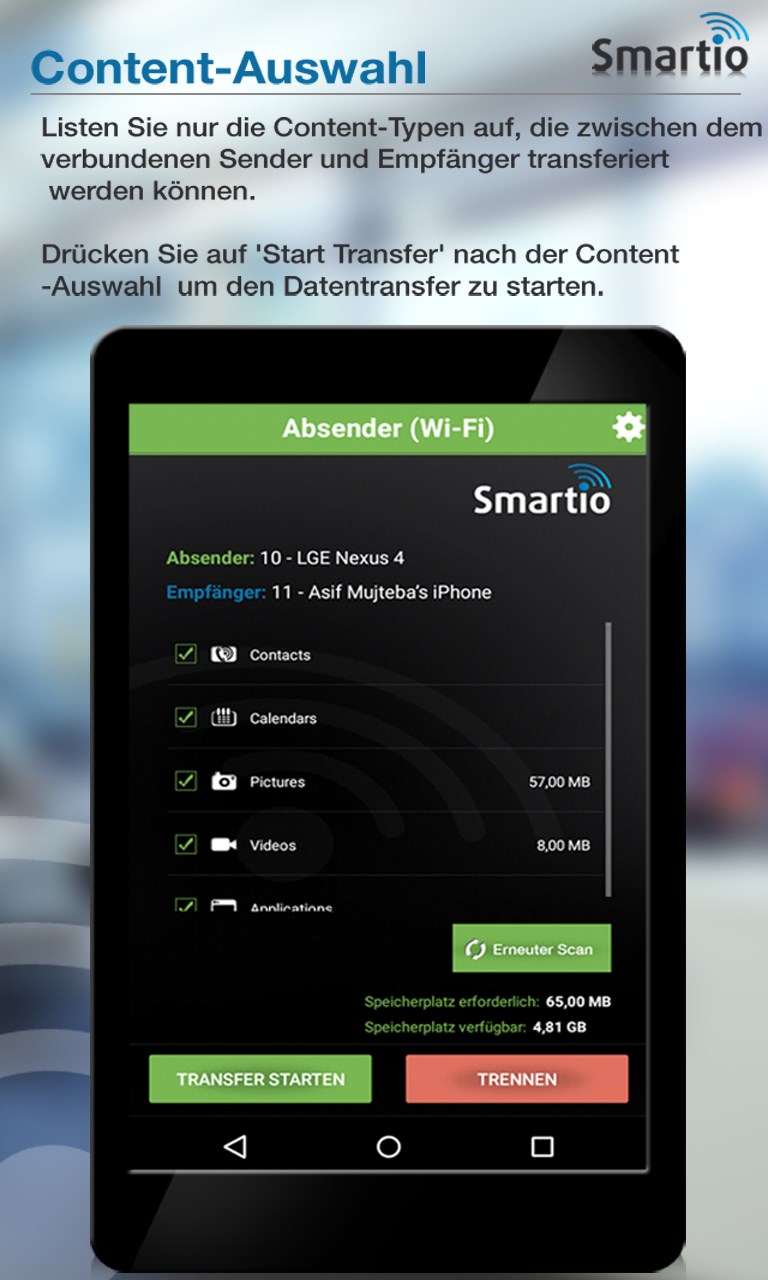 android email vollständig laden
