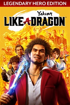 Cover poster for Yakuza: Like a Dragon Legendary Hero Edition