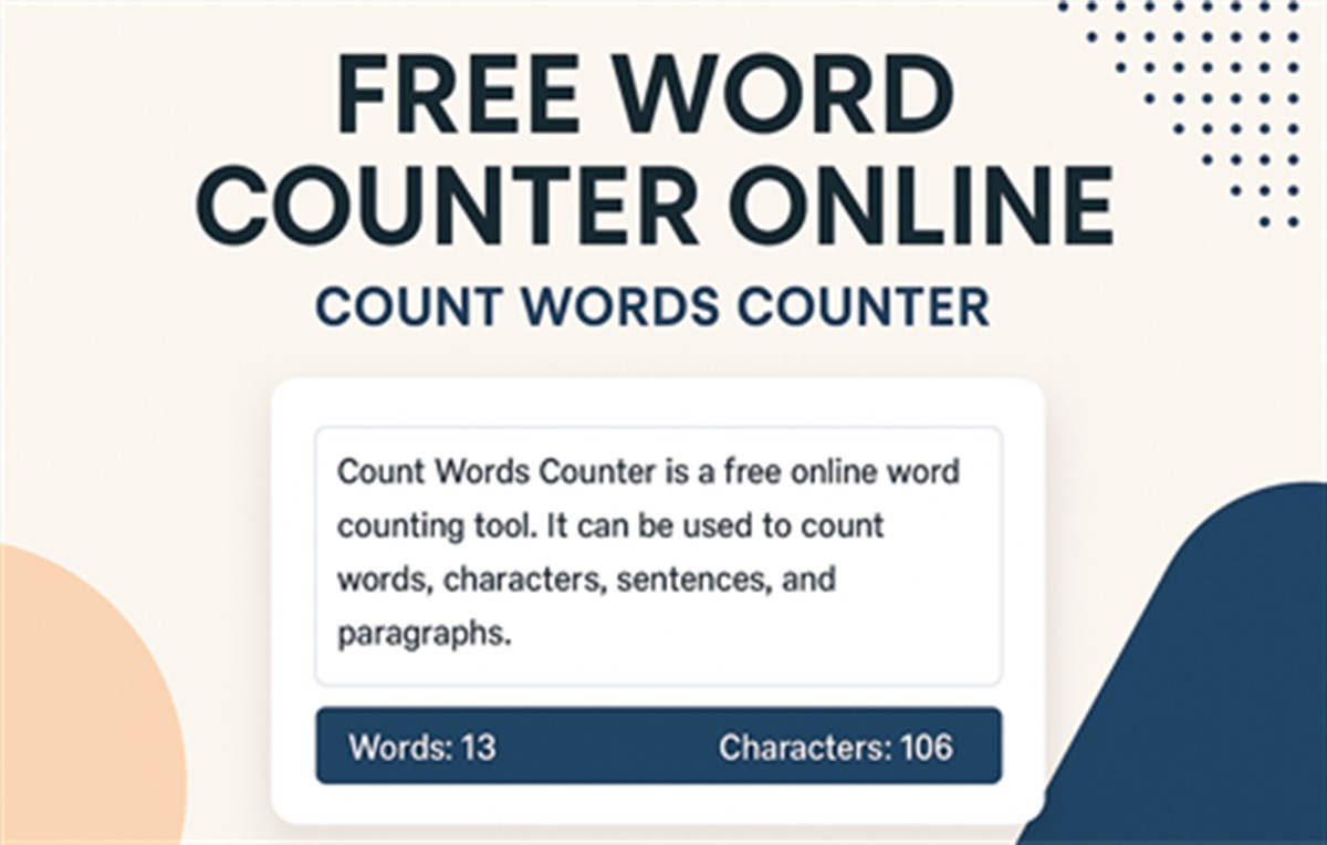 Free Word Counter – Count Words & Characters