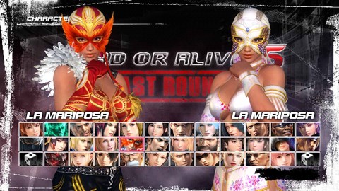 Pesonaje de DEAD OR ALIVE 5 Last Round: La Mariposa