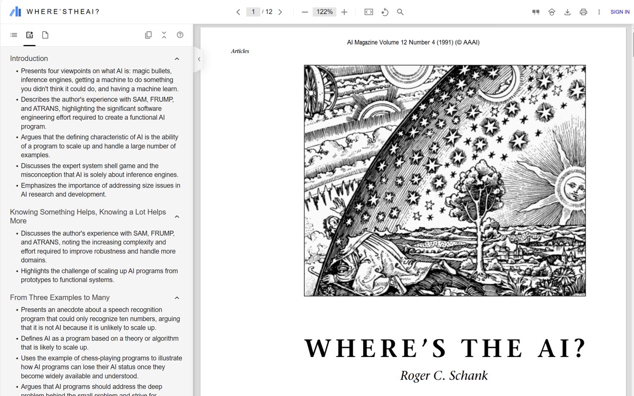 Google Scholar PDF Reader