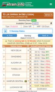 Indian Railways @etrain.info screenshot 5