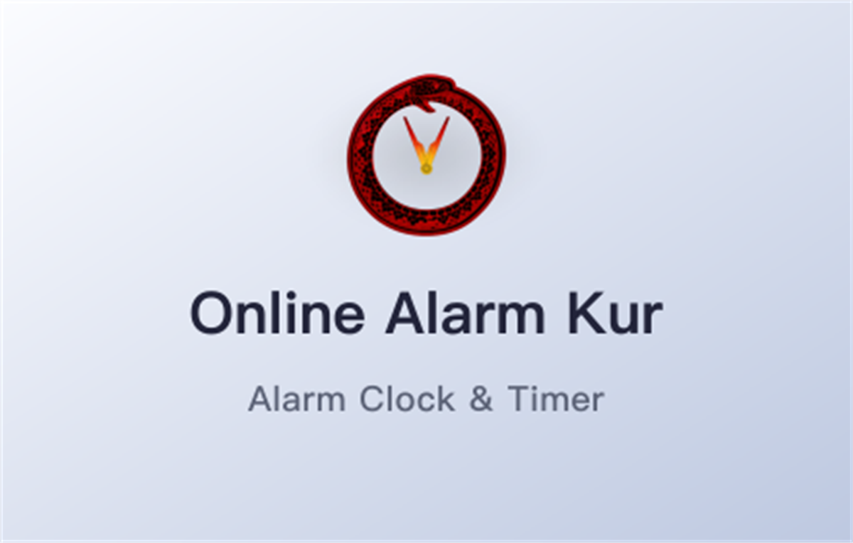 Online Alarm Kur: Alarm Clock & Timer