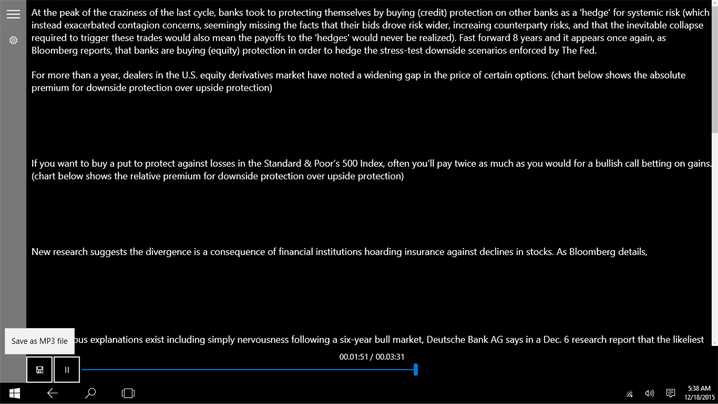 #3. Text Narrator for Reading/ Books/ Articles (Windows) By: VirtualAppsMaker