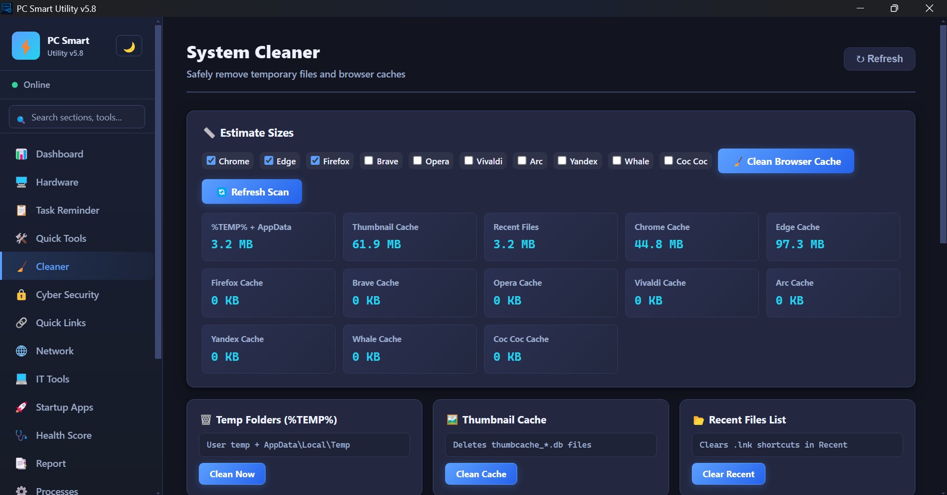 PC Smart Utility screenshot