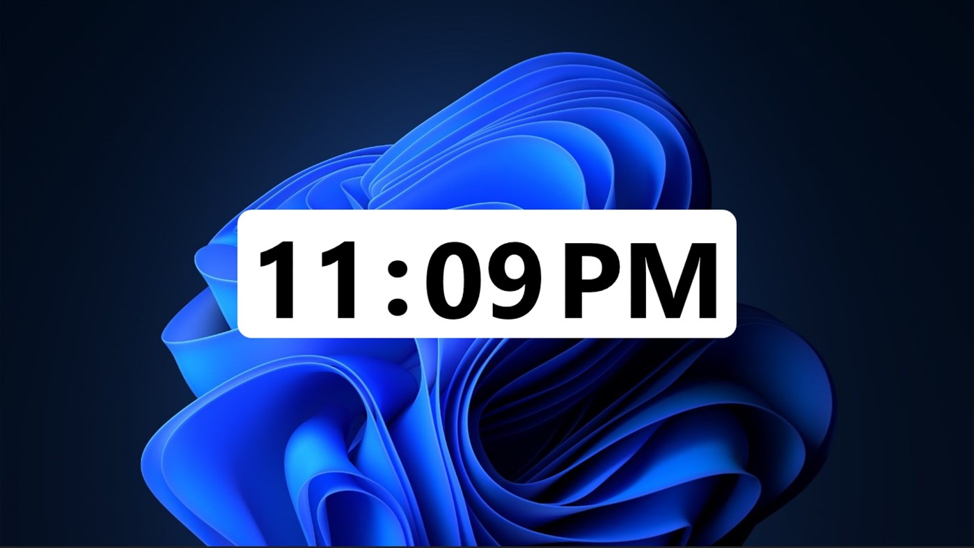 #4. Personal Screen Clock (Windows) Bởi: ObSharp