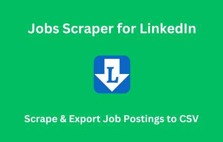 Job Scraper for LinkedIn™ small promo image