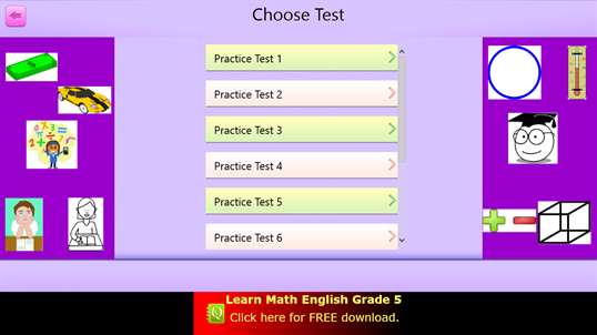 QVprep Lite Math English Grade 4 screenshot 3