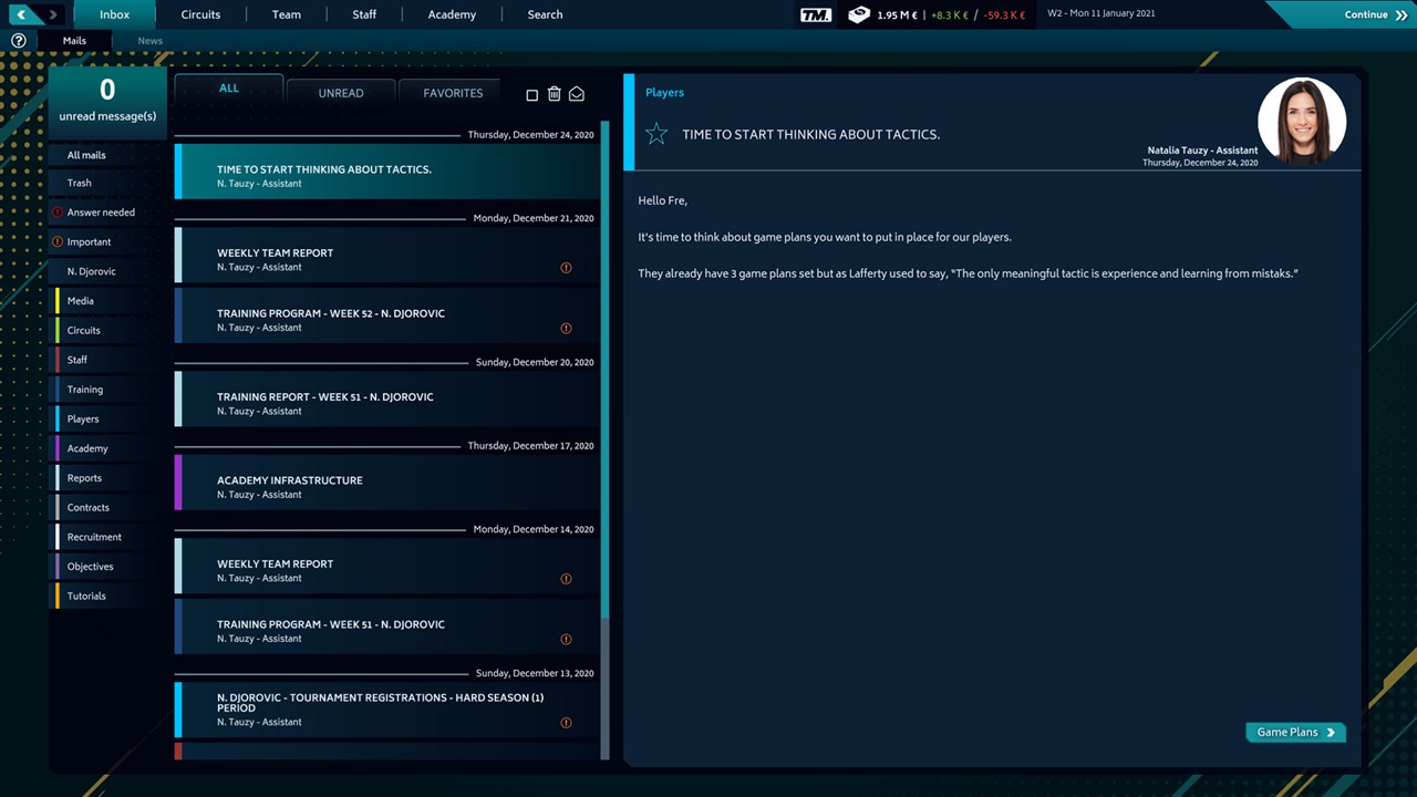 Tennis Manager 2021 screenshot 4