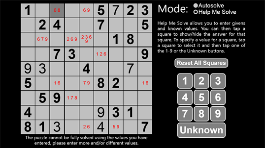Sudoku Assistant screenshot 1