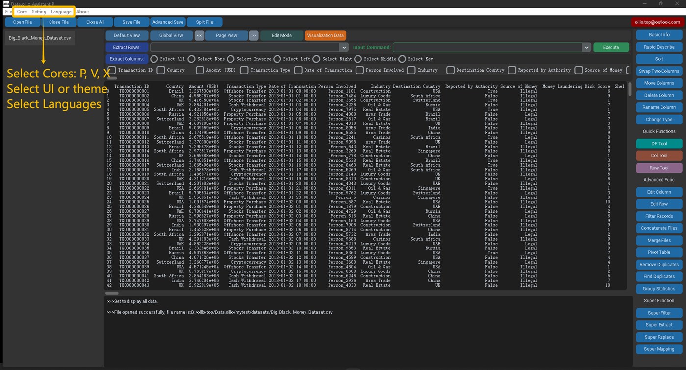 #2. Data.olllo: Your No-Code Data Assistant (Windows) Podle: olllo