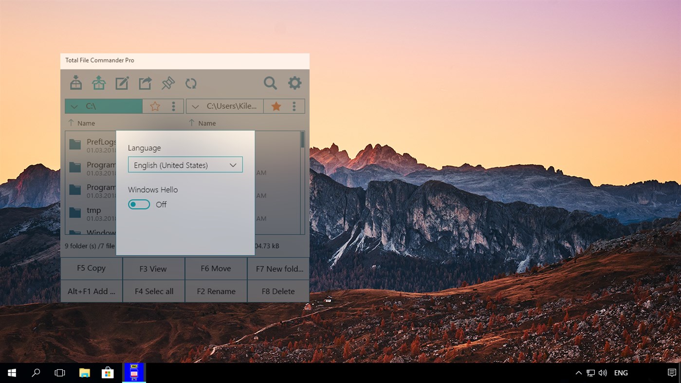 #7. Total File Commander Pro (Windows) By: Andrii Leshchinskiy