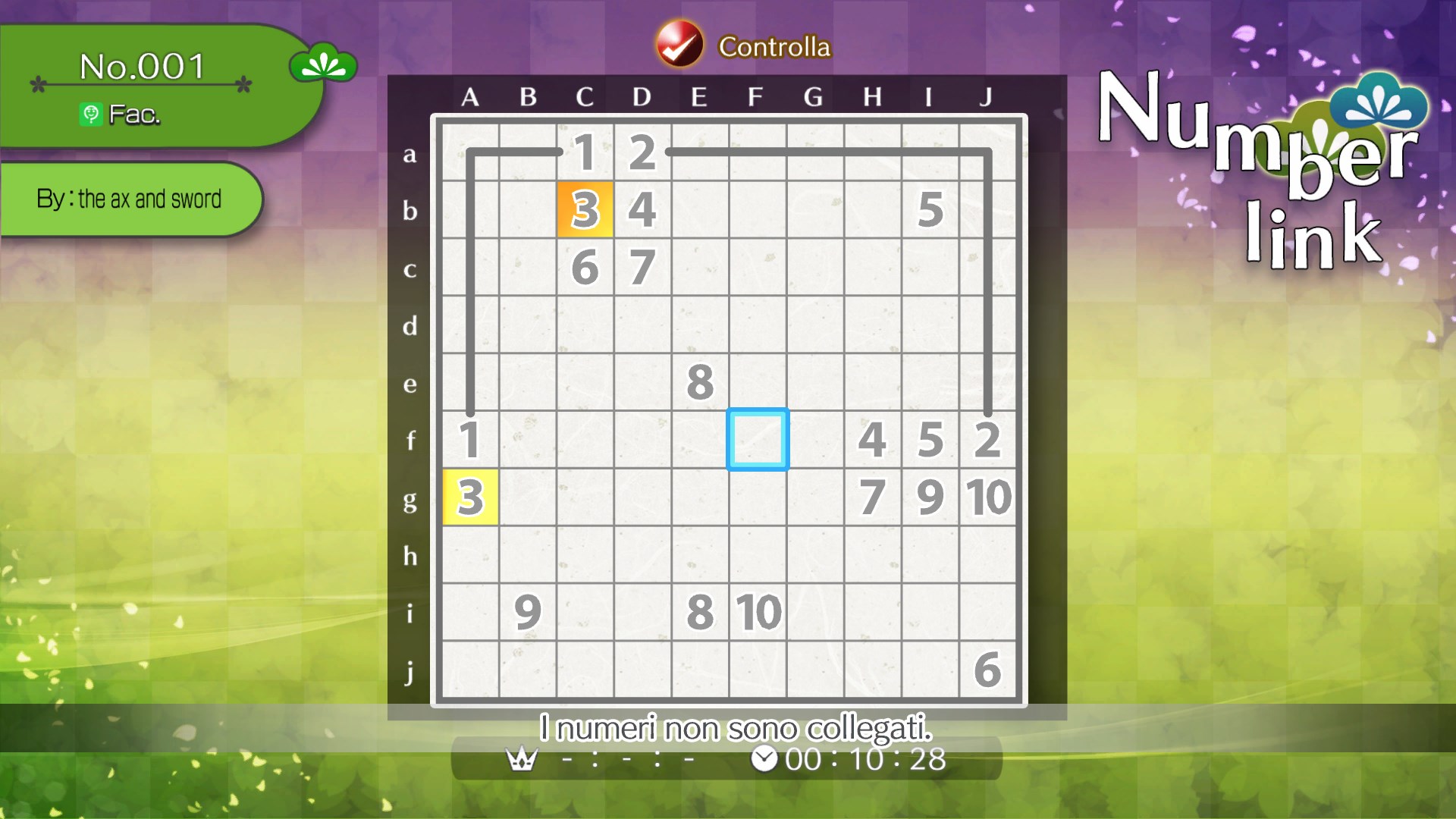 Puzzle by Nikoli W Numberlink | Xbox | Chiave | Privato