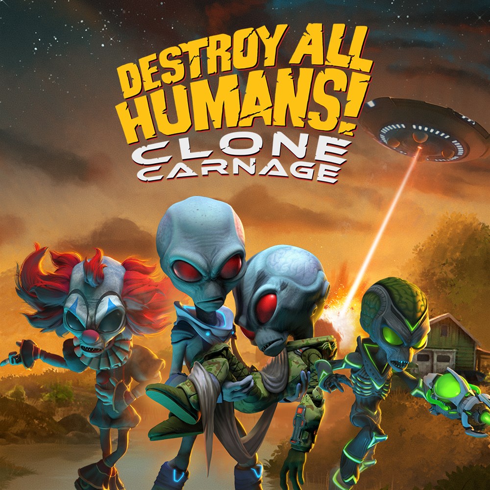 Destroy All Humans! - Clone Carnage cover art (full size)