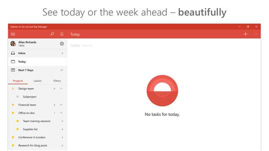 Todoist: To-Do List and Task Manager screenshot 1