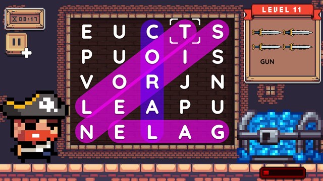 Word Quest Pirates screenshot 1