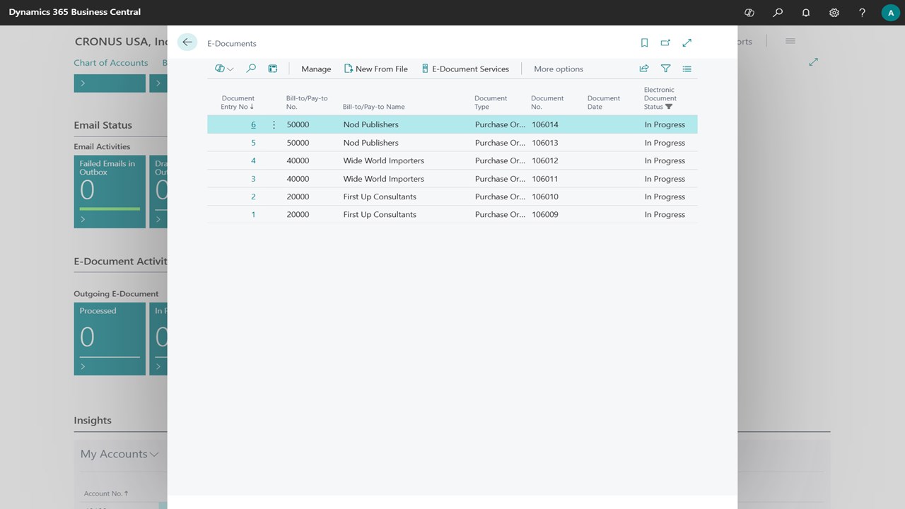 Snapshot 2 of E-Document Core