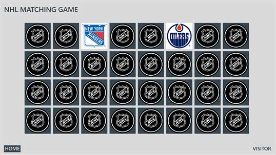 NHL Matching Game screenshot 2