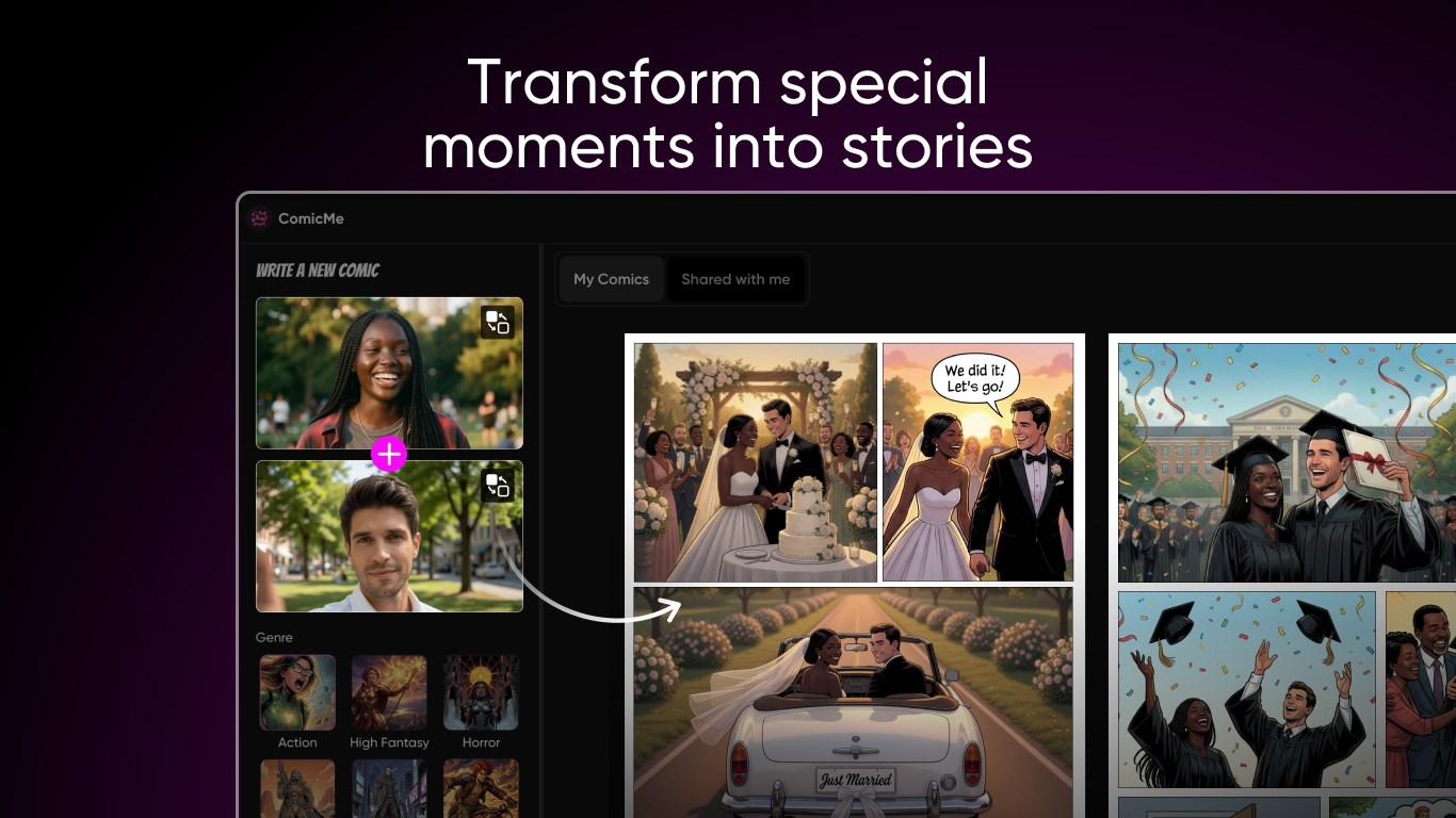 Picsart ComicMe: AI Book Maker screenshot