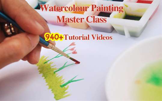 Watercolour Painting Class screenshot 1