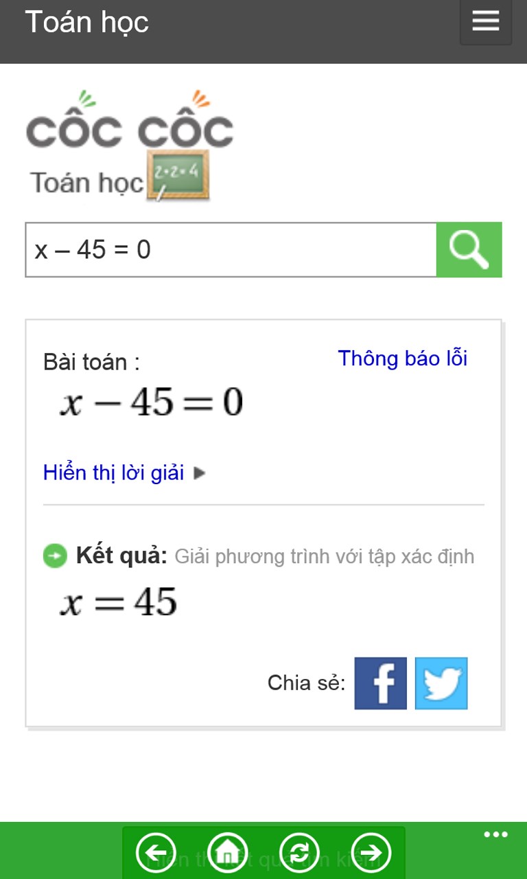 Screenshot 2 Giải Toán Học windows