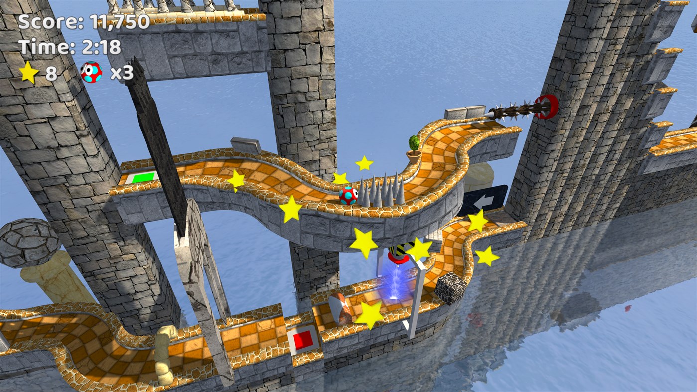 #2. On A Roll 3D (Xbox) De: Battenberg Software