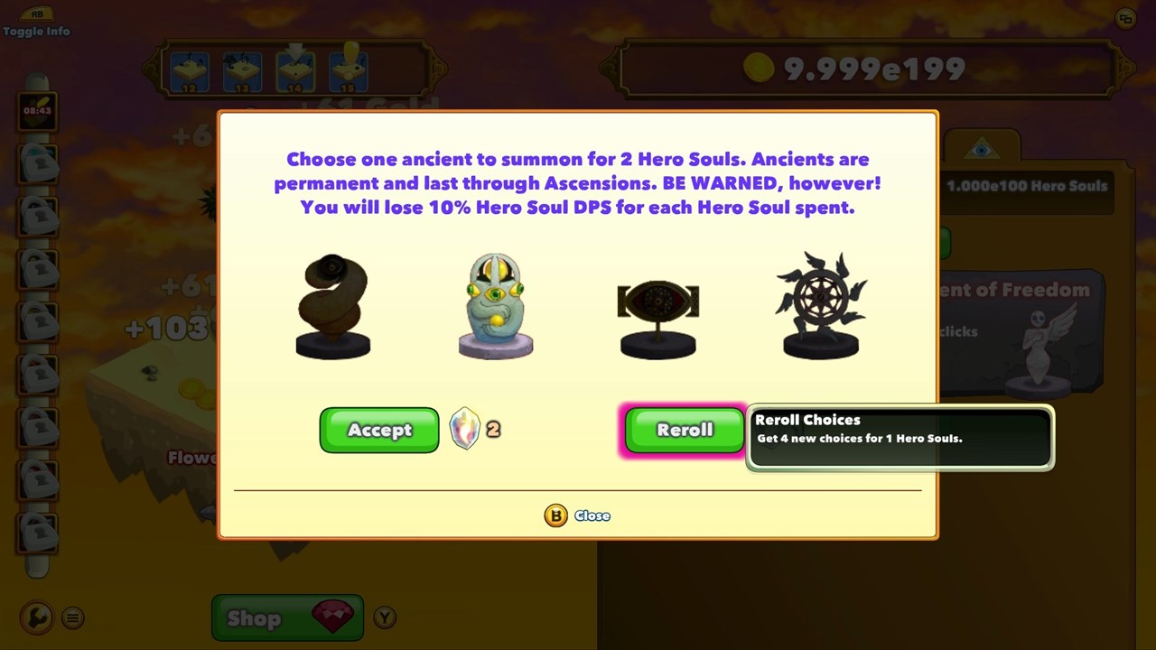 Clicker Heroes screenshot 8