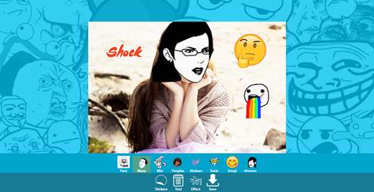Troll Face & Meme Stickers screenshot 2