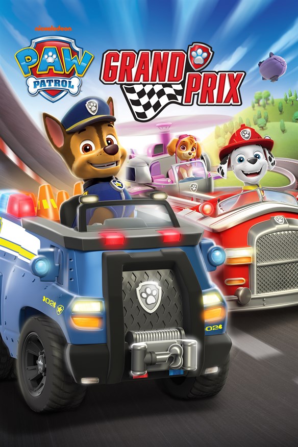 PAW Patrol: Grand Prix Xbox Series X|S and Xbox One cover art