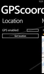 GPScoordinates screenshot 1