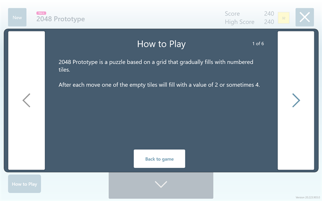2048 Prototype screenshot 2