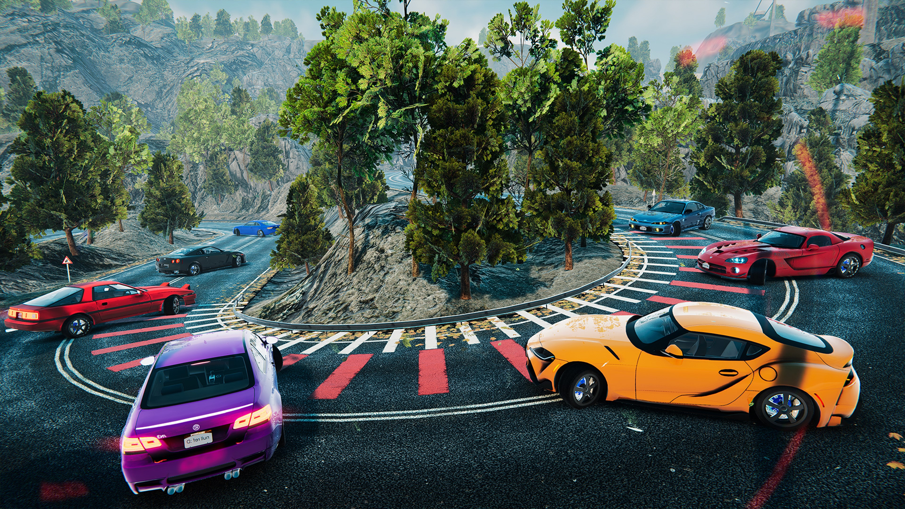 雨天的車庫經營場景