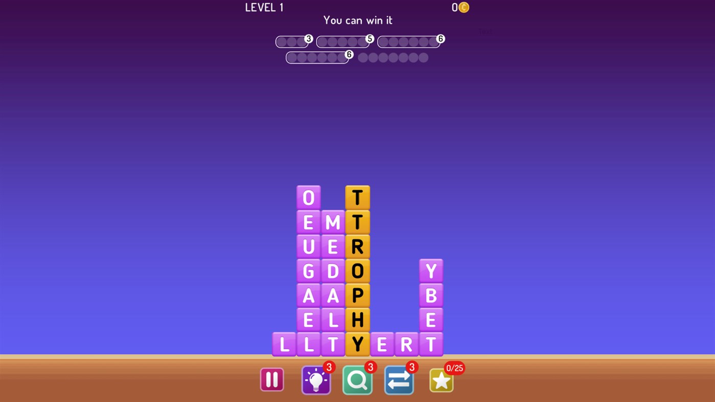 #1. Words Swipe (Windows) By: Imperia Web Network