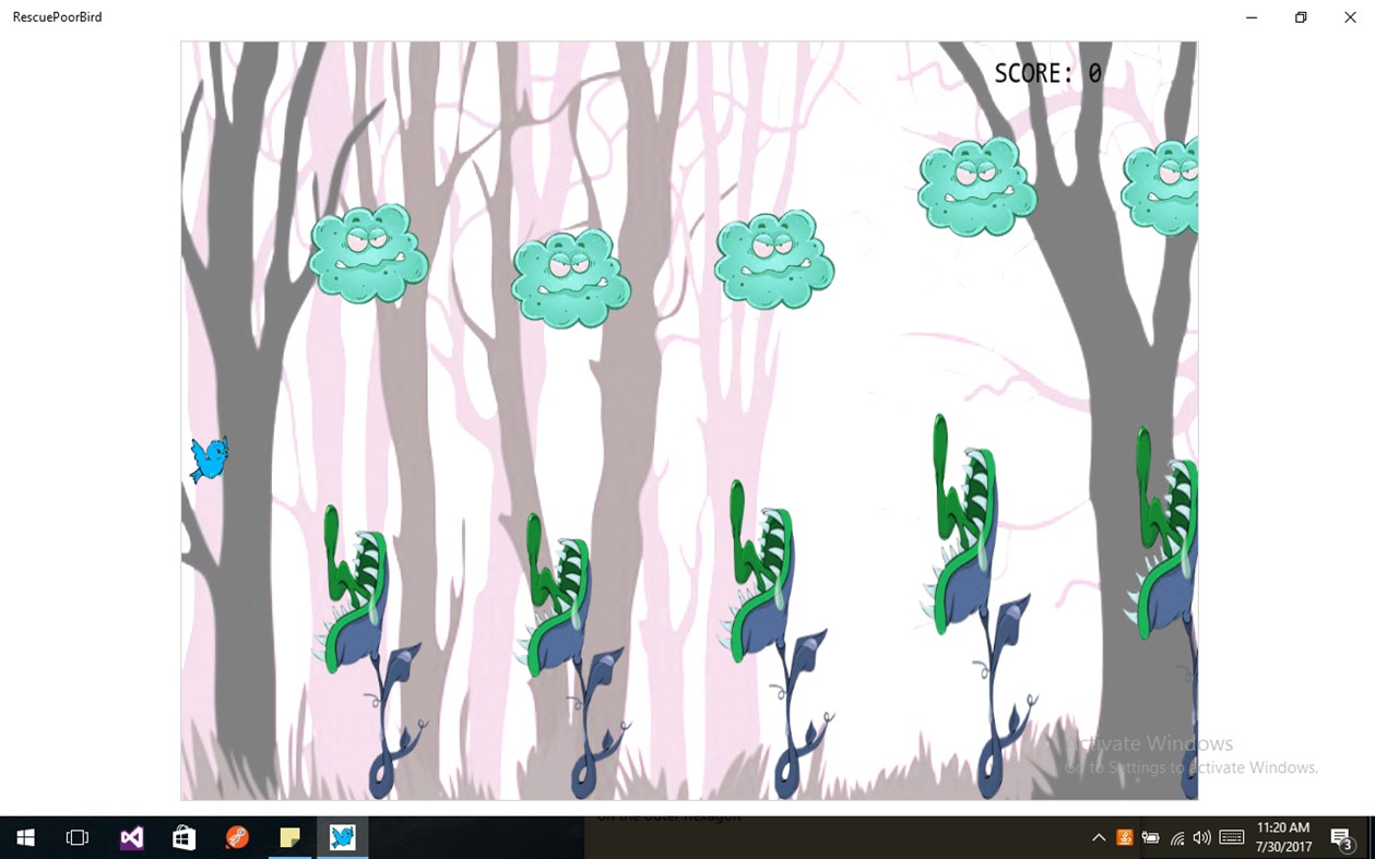 #2. Rescue poor bird (Windows) Podle: Vy Nguyen