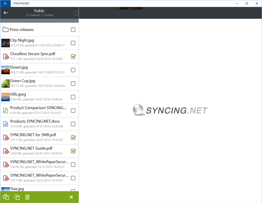 SYNCING.NET screenshot 4
