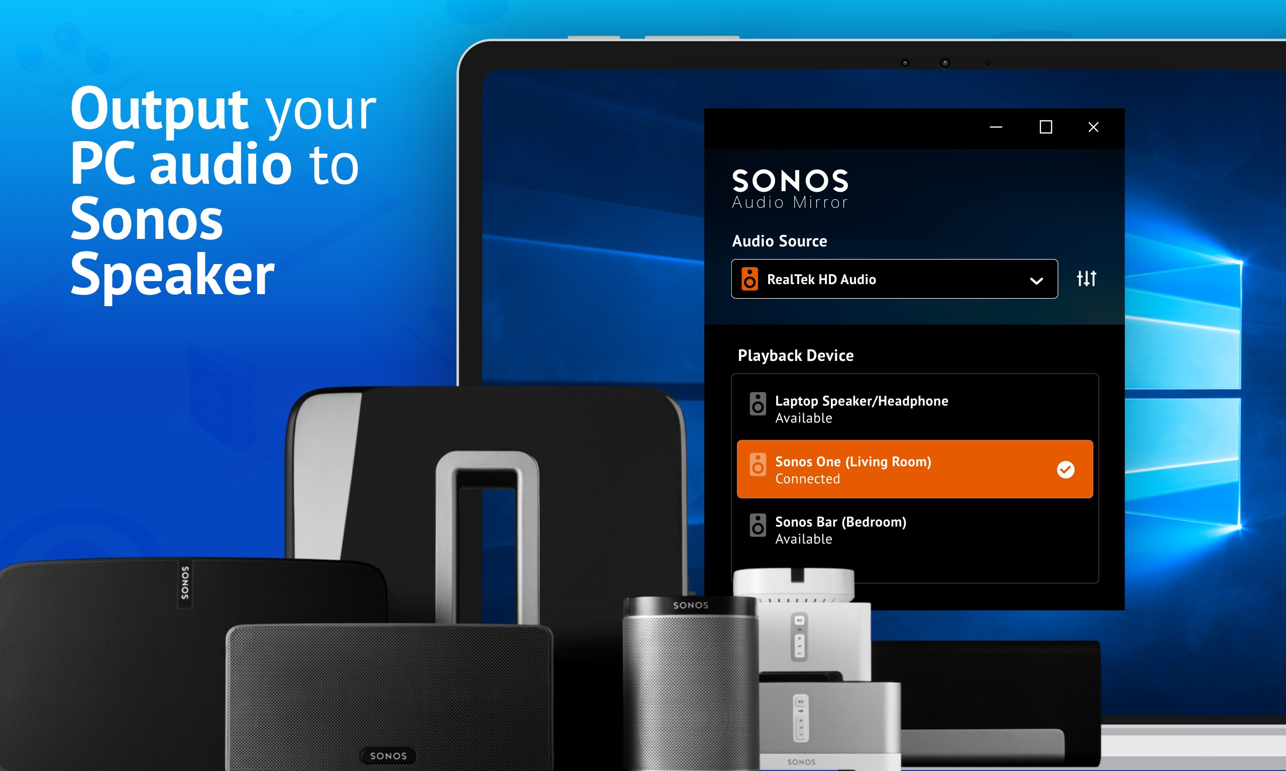 audio cast for sonos speaker