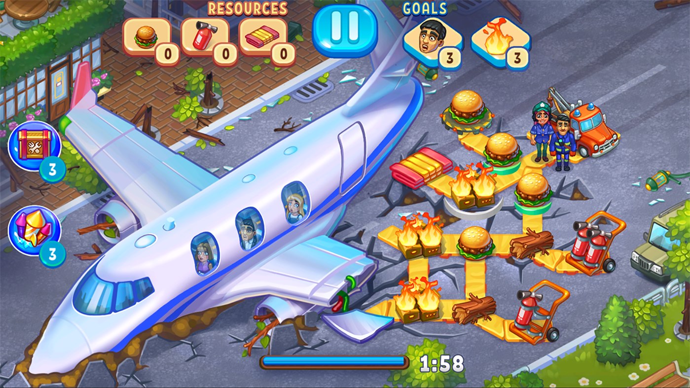 #7. Rescue Dash Time Management Game (Windows) 由: MATRYOSHKA GAMES (CY) LTD